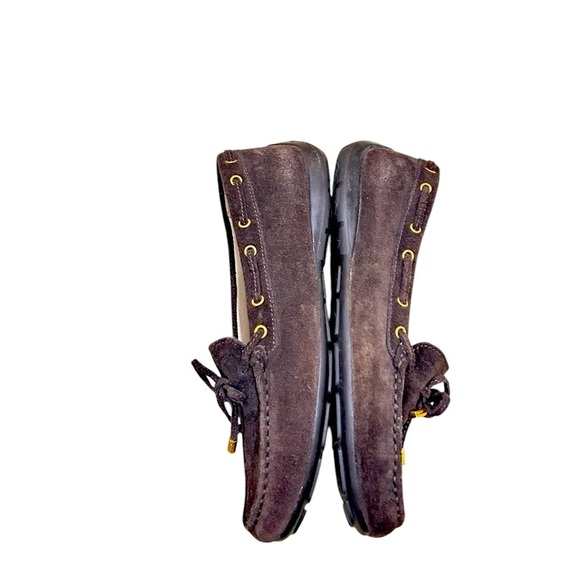 Geox respira anima dark Brown Moccasin suede Leather slip on loafer eu 38/7.5 - Picture 5 of 9